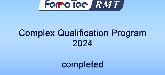 RMT has finished the 2024 qualification program